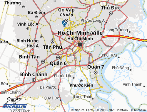 MICHELIN Phường 2 map - ViaMichelin