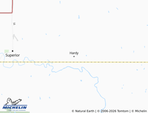 Carte MICHELIN Hardy - ViaMichelin