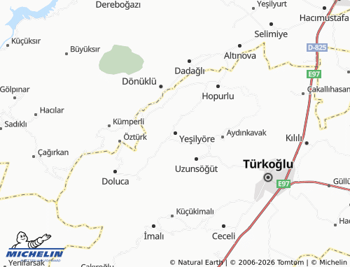 Mappa MICHELIN Yeşilyöre - ViaMichelin