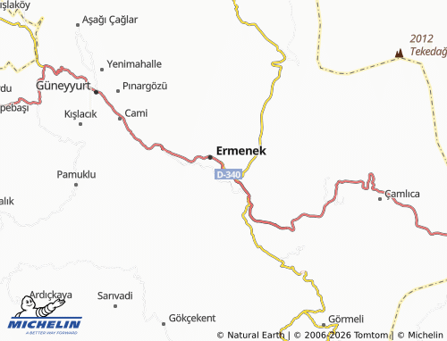 MICHELIN Seyran map - ViaMichelin