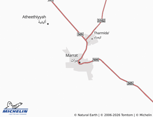 MICHELIN-Landkarte al-Yamamah - ViaMichelin