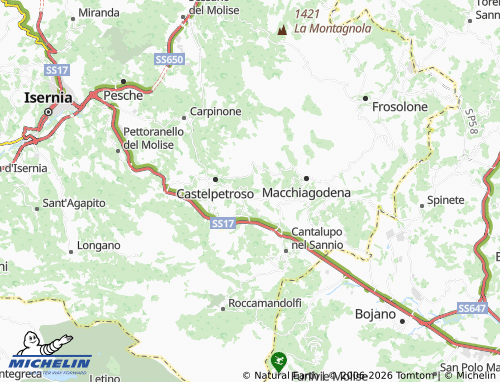 MICHELIN Santa Maria del Molise map - ViaMichelin