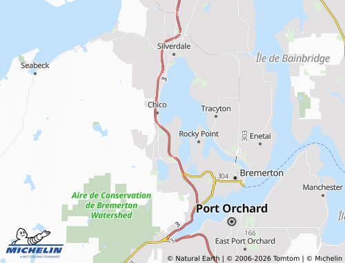 Mapa MICHELIN Erlands Point - ViaMichelin