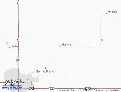 Mappa MICHELIN Hoskins - ViaMichelin