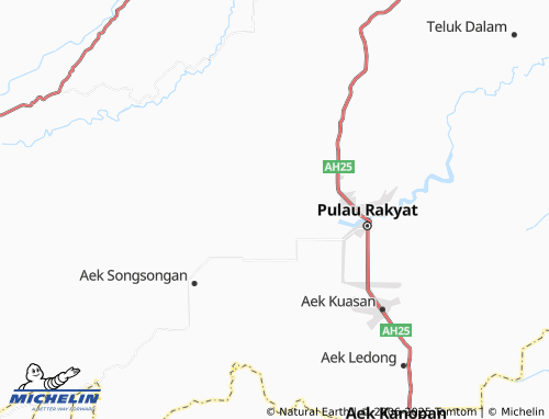 MICHELIN Perkebunan Gunung Melayu map - ViaMichelin
