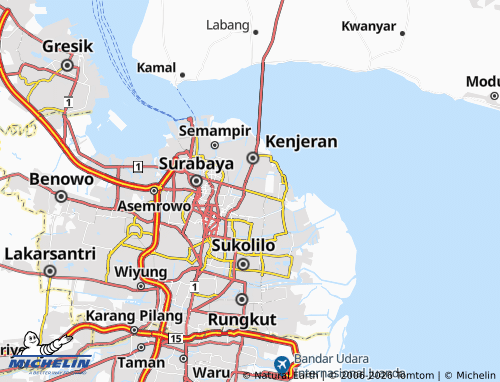 MICHELIN-Landkarte Gading - ViaMichelin