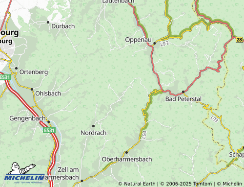 MICHELIN-Landkarte Schönwald - ViaMichelin
