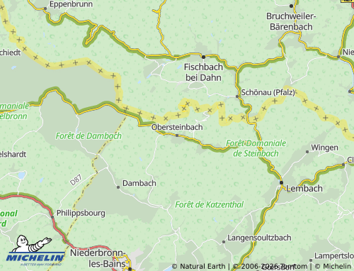 Mapa MICHELIN Obersteinbach - ViaMichelin