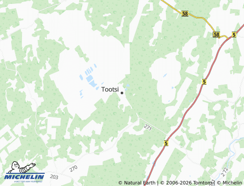 Mapa MICHELIN Tootsi - ViaMichelin