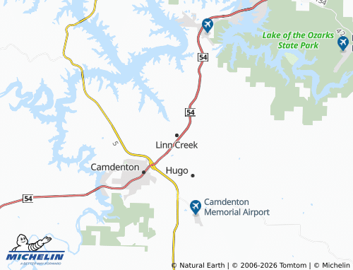 Mapa MICHELIN Linn Creek - ViaMichelin