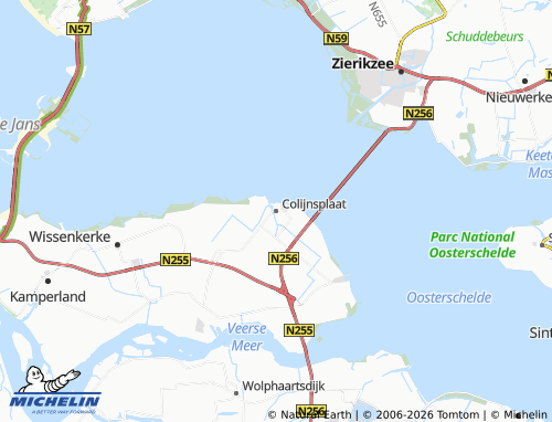 MICHELIN Colijnsplaat map - ViaMichelin