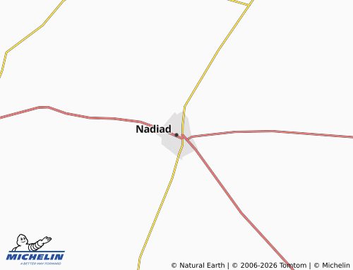Mappa MICHELIN Nadiad - ViaMichelin
