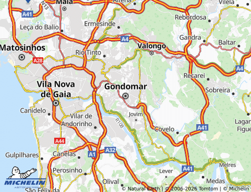 Mapa MICHELIN Gondomar - ViaMichelin
