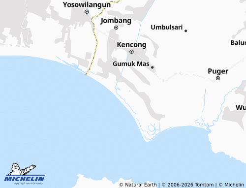 Carte MICHELIN Kepanjen - ViaMichelin