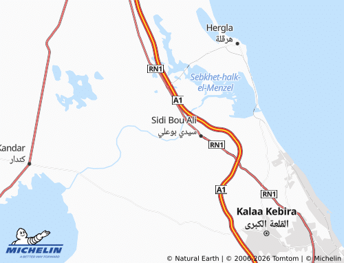 Carte MICHELIN Henndi es Saada - ViaMichelin
