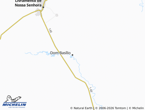 MICHELIN Dom Basílio map - ViaMichelin