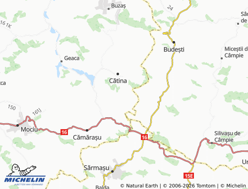 MICHELIN-Landkarte Hagău - ViaMichelin