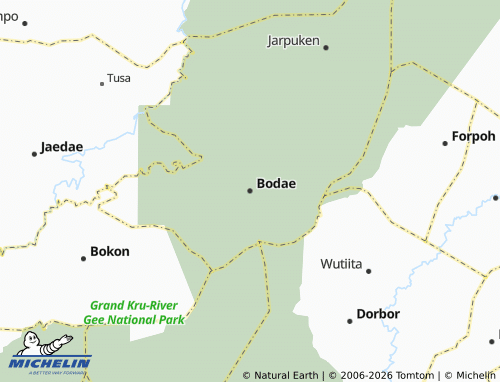 MICHELIN Bodae map - ViaMichelin