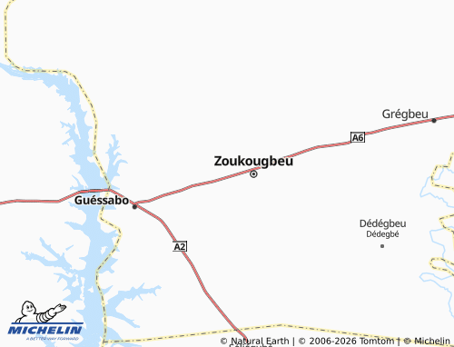 MICHELIN-Landkarte Zahirogbeu - ViaMichelin
