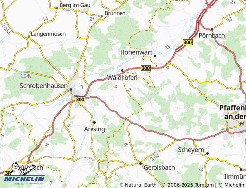 Kaart MICHELIN Diepoltshofen - ViaMichelin