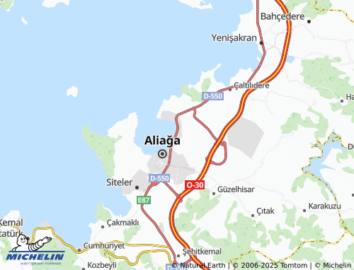 MICHELIN Yalı map - ViaMichelin