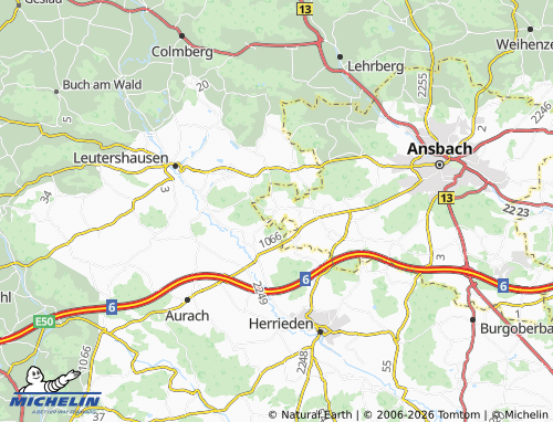 MICHELIN Oberdombach map - ViaMichelin