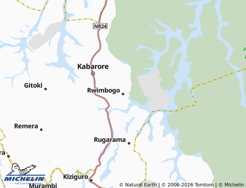 MICHELIN-Landkarte Rwimbogo - ViaMichelin