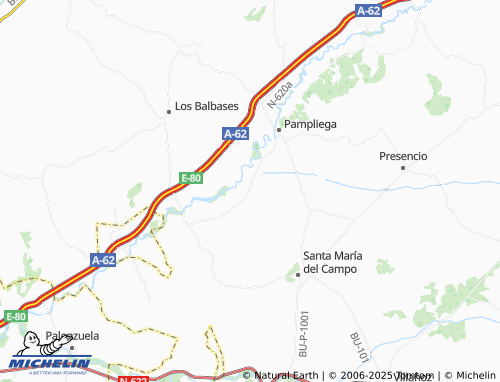 MICHELIN Barrio de Muñó map - ViaMichelin