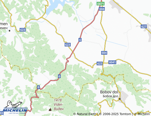 MICHELIN-Landkarte Izvor - ViaMichelin