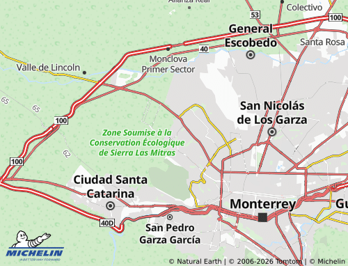 Mappa MICHELIN Cumbres de Santa Clara Cuarto Sector - ViaMichelin
