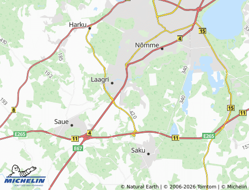 MICHELIN Tänassilma map - ViaMichelin