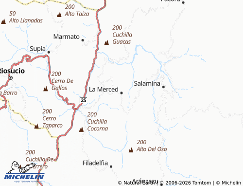 MICHELIN La Merced map - ViaMichelin