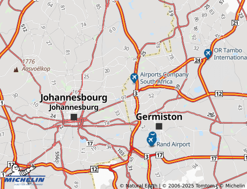 Kaart MICHELIN Morninghill Extension 1 - ViaMichelin