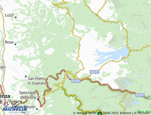 Carte MICHELIN Celico Salerno - ViaMichelin