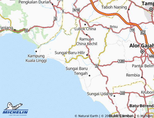 MICHELIN Taman Haji Abdullah Samad map - ViaMichelin