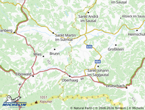 Mapa MICHELIN Obergreith - ViaMichelin