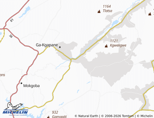 MICHELIN-Landkarte Sephatwene - ViaMichelin