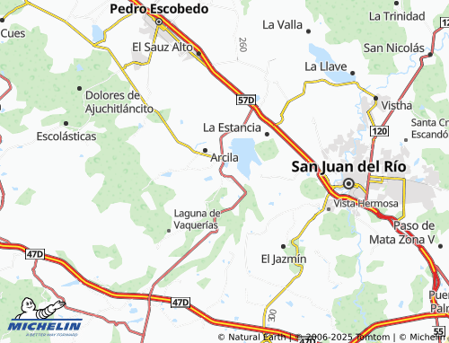 MICHELIN Villas de Galindo, La Mansión Galindo map - ViaMichelin