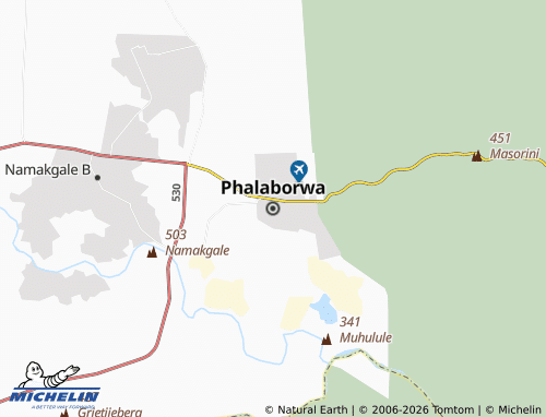 MICHELIN-Landkarte Phalaborwa - ViaMichelin