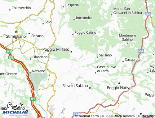 Mapa MICHELIN Bocchignano - ViaMichelin
