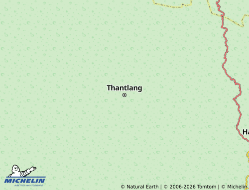 MICHELIN-Landkarte Thantlang - ViaMichelin