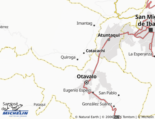 MICHELIN Quiroga map - ViaMichelin
