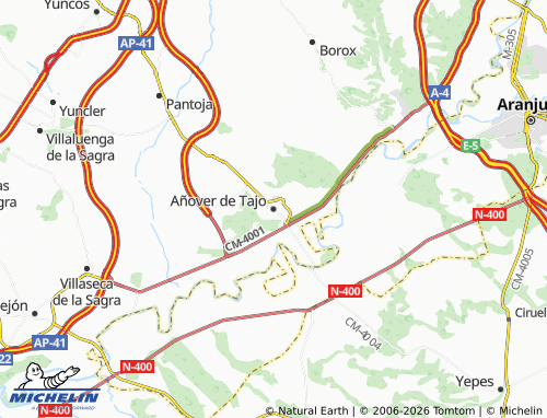 MICHELIN Añover de Tajo map - ViaMichelin