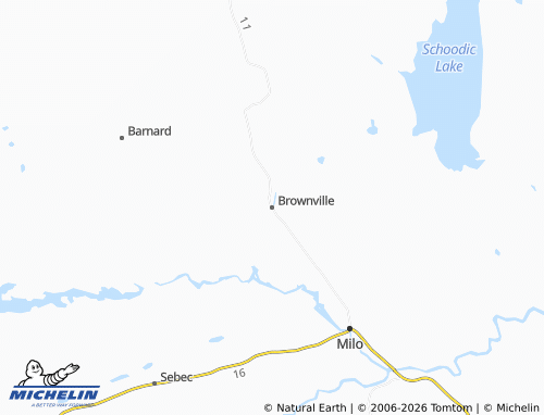 Carte MICHELIN Brownville - ViaMichelin
