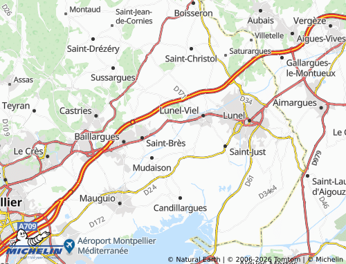 MICHELIN Valergues map - ViaMichelin