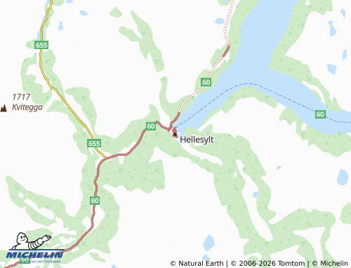 MICHELIN-Landkarte Hellesylt - ViaMichelin