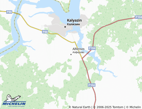 MICHELIN-Landkarte Alferovo - ViaMichelin