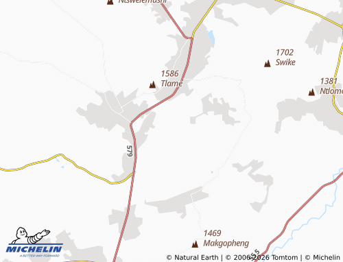 Mappa MICHELIN Matlakatle SP 2 - ViaMichelin