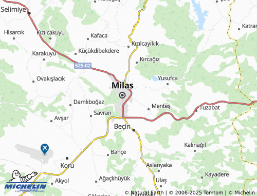 MICHELIN Ahmetçavuş map - ViaMichelin