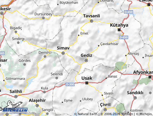 Mappa MICHELIN Şaphane - ViaMichelin